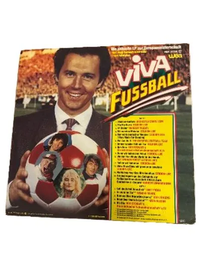 Viva Fußball LP Vinyl Franz Beckenbauer WEA Europameisterschaft Sampler