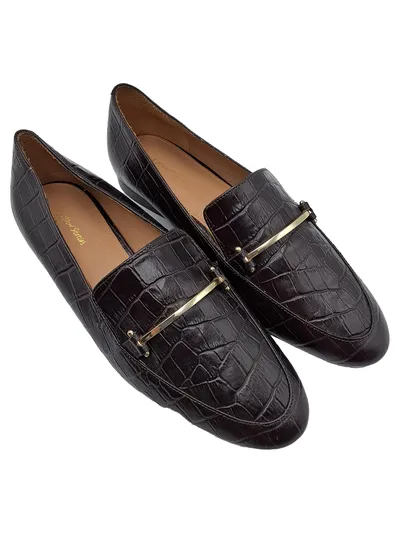 & Other Stories Loafer Slipper Leder Braun Gr. 36 Business Elegant