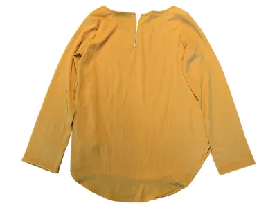 EIGHT2NINE Damen Langarmshirt Orange Gr. S Reißverschluss Casual