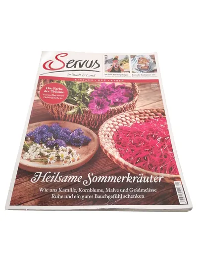 Servus Magazin Sommerkräuter Gesundheit Kochen Garten August 2017