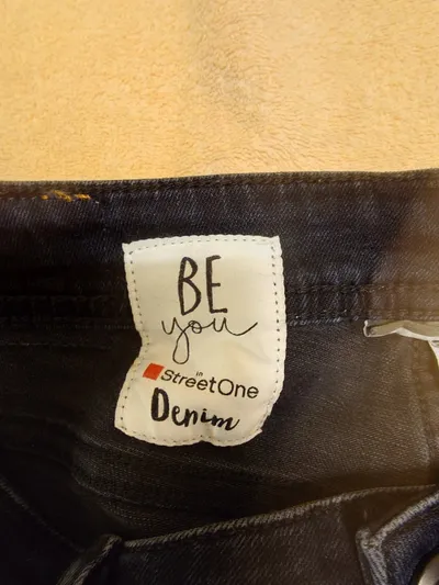 Street One Damen Slim Fit Jeans Blau Gr. W28/36 Stretch Denim