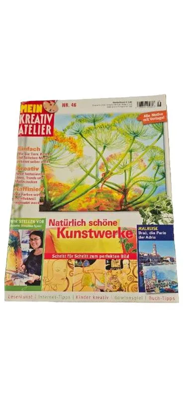 Mein Kreativ Atelier Nr. 46 Zeitschrift Basteln Kunst Malen Kreativ