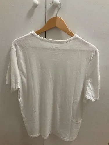 BOSS Herren T-Shirt Weiß Gr. XL Basic Rundhals Baumwolle Logo