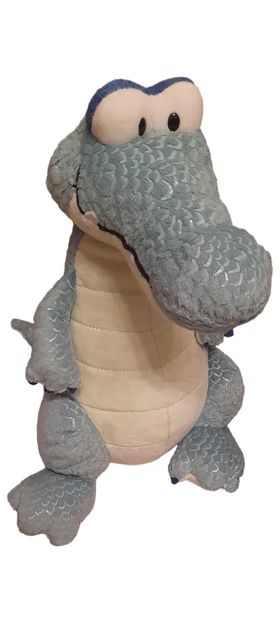 NICI Green Kuscheltier Krokodil 35 cm Plüschtier Stofftier Petrol Nachhaltig