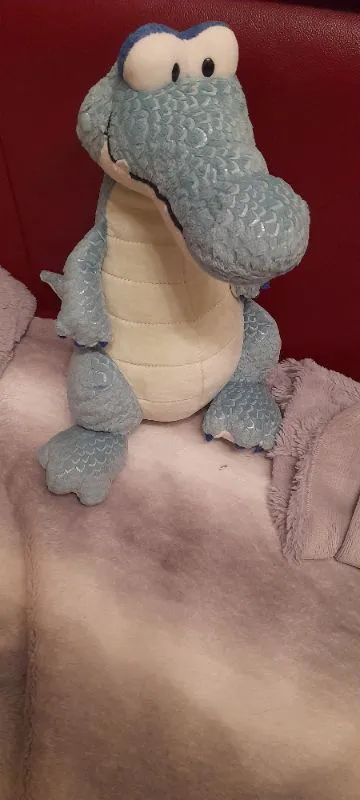 NICI Green Kuscheltier Krokodil 35 cm Plüschtier Stofftier Petrol Nachhaltig