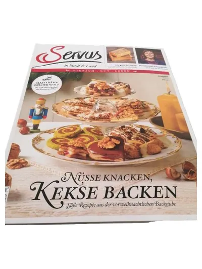 Servus Nüsse knacken Kekse backen Magazin November 2023 Weihnachten