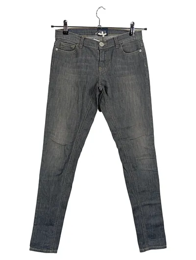 TWINSET T.S.J. Damen Slim Fit Jeans Grau W25 L31 Stretch Casual