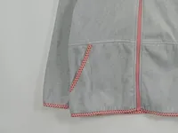 Alive Kinder Fleecejacke Gr. 146/152 Grau Rosa Reißverschluss 3