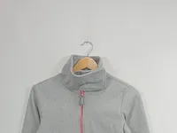 Alive Kinder Fleecejacke Gr. 146/152 Grau Rosa Reißverschluss 4