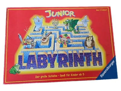 Ravensburger Junior Labyrinth Brettspiel Kinder ab 5 Jahre Familienspiel