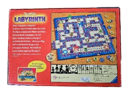 Ravensburger Junior Labyrinth Brettspiel Kinder ab 5 Jahre Familienspiel