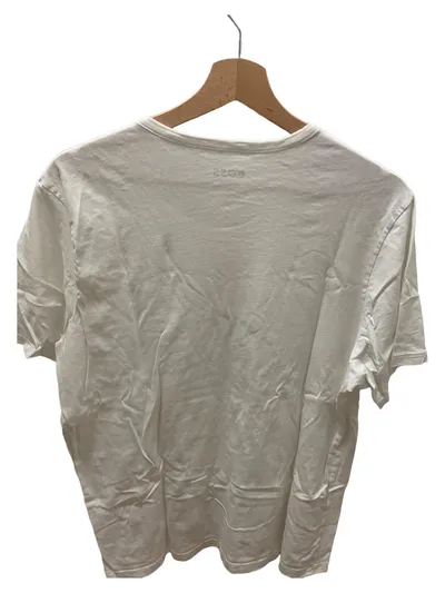 BOSS Herren T-Shirt Weiß Gr. XL Basic Baumwolle Rundhals Logo