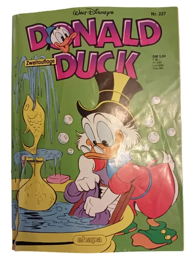 Walt Disney Donald Duck Comic 227 Zweitauflage Ehapa Dagobert Duck