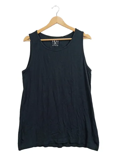 SMOG Herren Tanktop Basic Schwarz Größe XXL