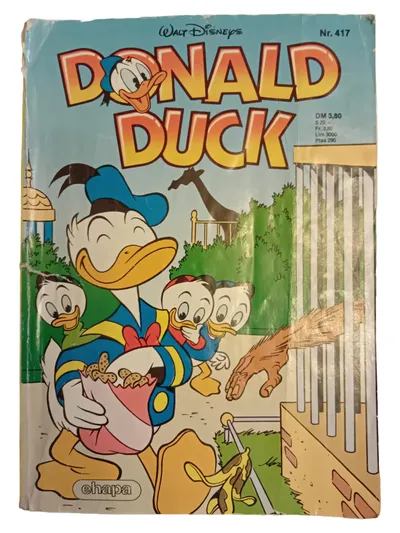 Walt Disney Donald Duck Comic Ehapa Nr. 417 Zoo Abenteuer Taschenbuch Deutsch