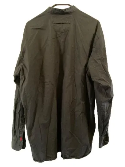 Signum Herren Business Hemd Stehkragen Langarm Schwarz Gr. L/52
