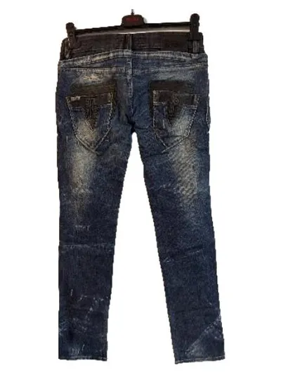 SALSA JEANS 1st Level Damen Destroyed Jeans W26/L33 Blau Used Look