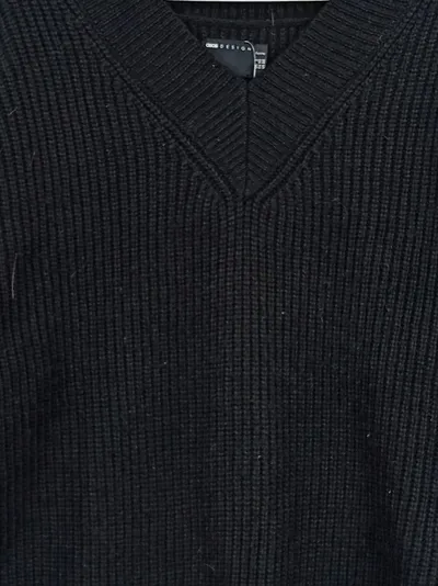 ASOS Design Pullover Damen Gr. 30/XXS Schwarz V-Ausschnitt Petite