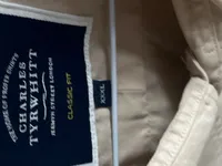 Charles Tyrwhitt Herren Freizeithemd Baumwolle Langarm Beige 3XL 5
