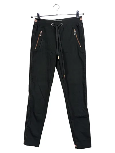 Mos Mosh Jogginghose Damen Gr. 34/XS Schwarz Goldene Zipper