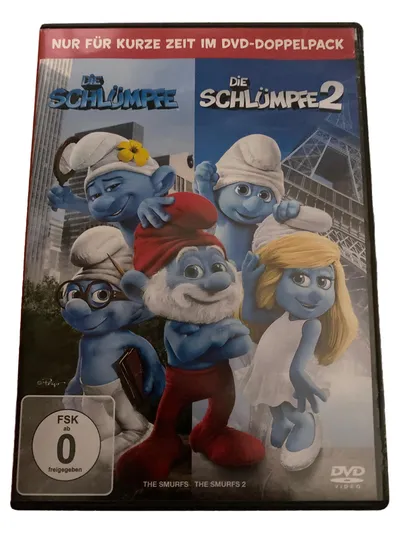 Die Schlümpfe 1 & 2 DVD Doppelpack Kinderfilm Zeichentrick Neil Patrick Harris