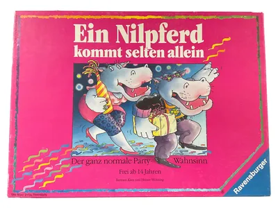 Ein Nilpferd kommt selten allein Ravensburger Partyspiel ab 14 Jahren