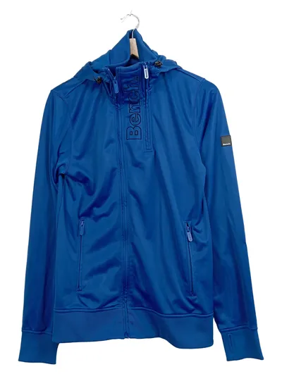 Bench Trainingsjacke Herren Sport Kapuzenjacke Blau Gr. 46/S Polyester