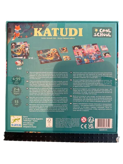 Djeco KATUDI Kartenspiel Natur Detektivspiel Sprachspiel Lernspiel Kinder