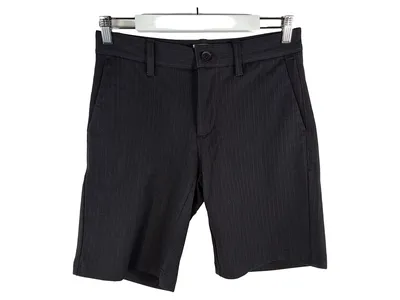 ONLY & SONS Herren Shorts Nadelstreifen Schwarz Business Gr. S W28