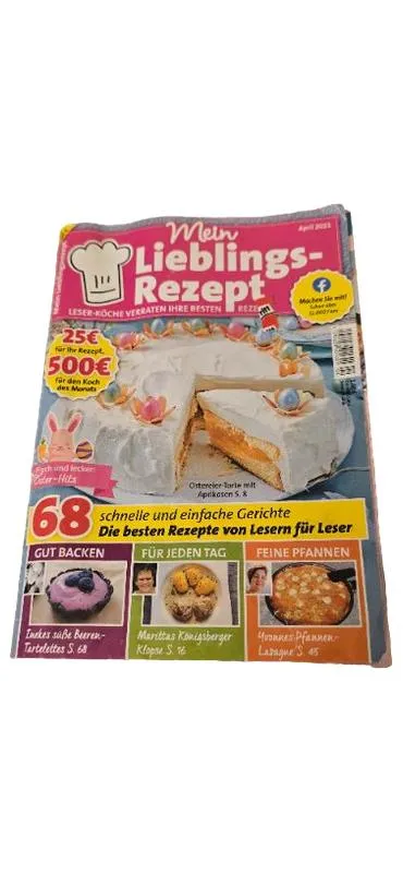 Mein Lieblings-Rezept Zeitschrift April 2023 Kochen Backen Rezepte