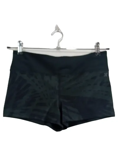 Hurley Damen Sport Shorts Gr. 40/L Schwarz Kurze Hose Fitness Gym Laufhose