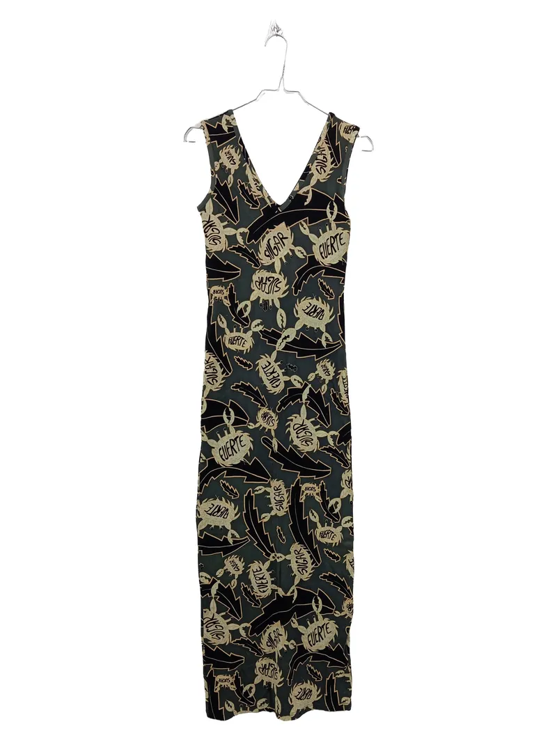 Chiemsee Plusminus Damen Maxikleid Gr. 38/M Sommerkleid Grafisch 1