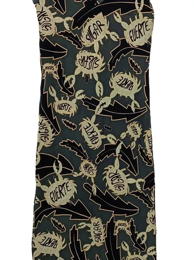 Chiemsee Plusminus Damen Maxikleid Gr. 38/M Sommerkleid Grafisch