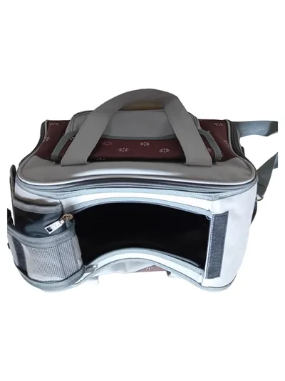 Trixie Transportbox Hund Katze Reisetasche Grau 38x24 cm