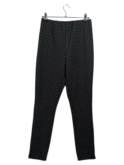 Laura Torelli Collection Damen Leggings Punkte Schwarz Gr. S 36