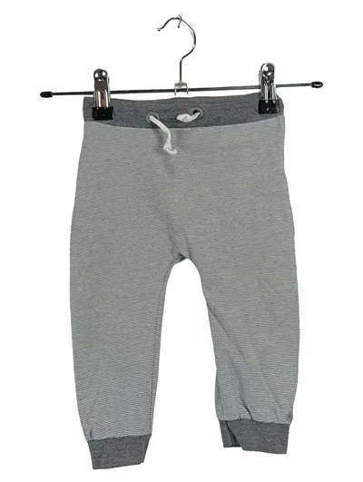 Noppies Baby Jogginghose Gr. 74 Grau Gestreift Baumwolle