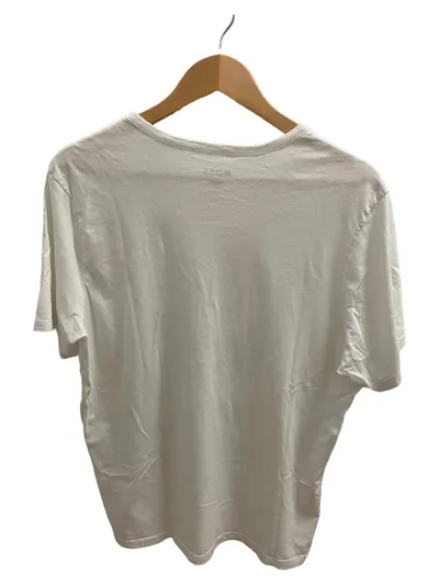 BOSS Herren T-Shirt Weiß Gr. XL Basic Baumwolle Rundhals Logo