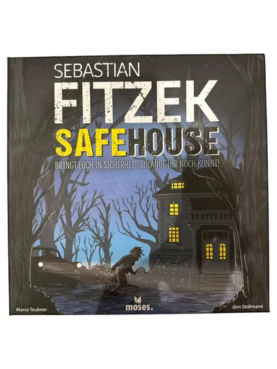 Sebastian Fitzek Safehouse Moses. Rätselspiel Kooperatives Karten-Lauf-Spiel