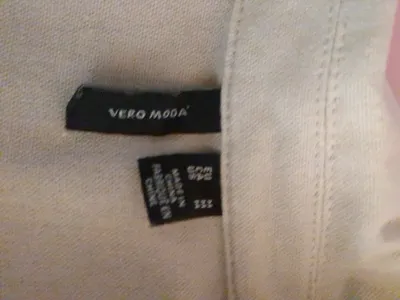 VERO MODA Damen Blazer Leichte Jacke Beige Gr. M Leinen Casual