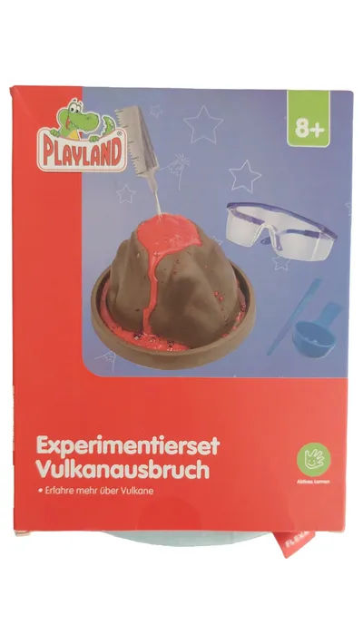 Playland Experimentierkasten Kinder Wissenschaft Set Rot ab 8 Jahre