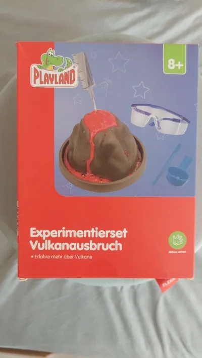 Playland Experimentierkasten Kinder Wissenschaft Set Rot ab 8 Jahre