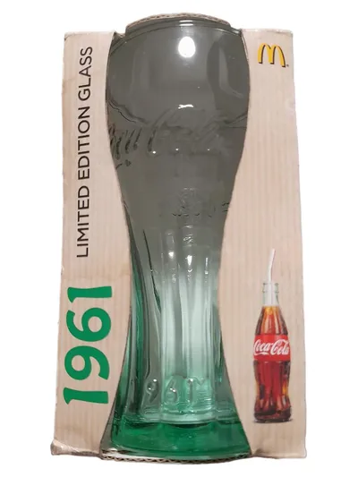 McDonald's Coca-Cola Sammlerglas Limited Edition 1961 Grün 400ml