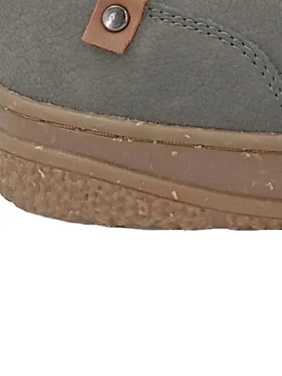 Venice Originals Herren Schnürschuhe Gr. 41 Grau Wildleder Casual