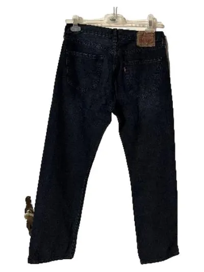 Levi's 501 Herren Jeans Straight Leg Blau W34 L32 Klassisch Alltag