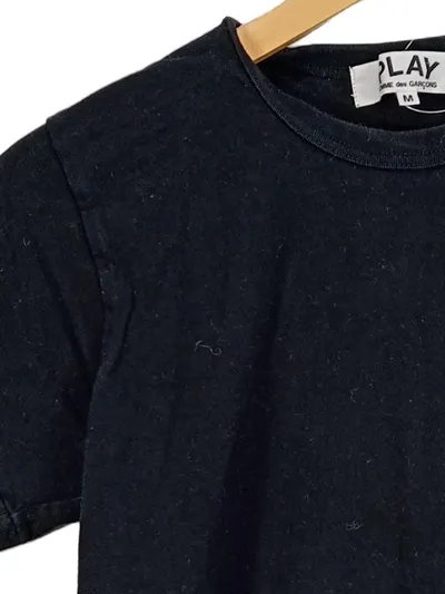 Comme des Garçons PLAY Herren T-Shirt Herz-Logo Schwarz Gr. M