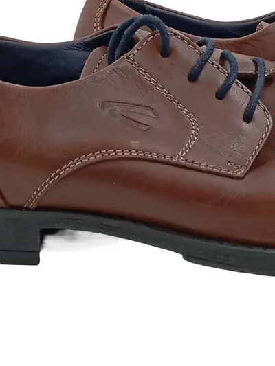 Camel Active Herren Schnürschuhe Derby Leder Braun Gr. 42 Business