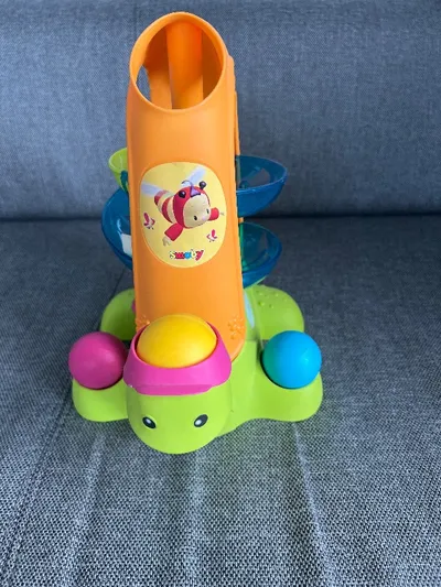 Smoby Murmelbahn Schildkröte Kugelbahn Kunststoff Mehrfarbig 31cm