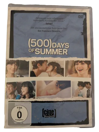 (500) Days of Summer DVD Romantische Komödie Liebesfilm Gordon-Levitt