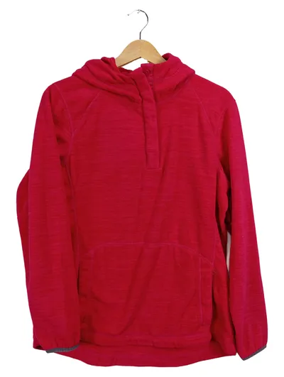TCM Tchibo Damen Fleecepullover Kapuze Rot Gr. M 38 Outdoor Sport