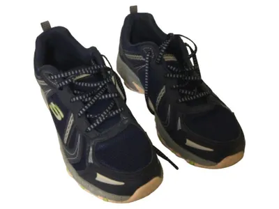 Skechers Trail Outdoorschuhe Herren Gr. 41 Blau Memory Foam Sportschuh